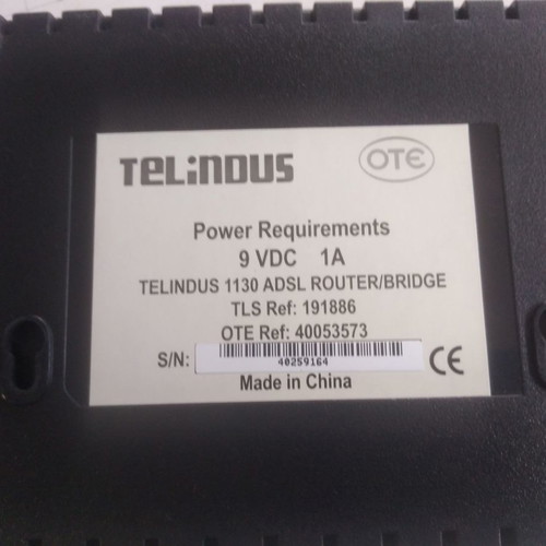 Telindus 1130 ADSL router used, OTE