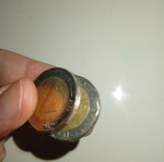Български комплект от 2 монети като нови