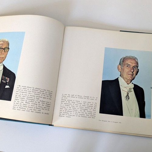 Hugo Trumpy Genoa collectible book used, numbered edition