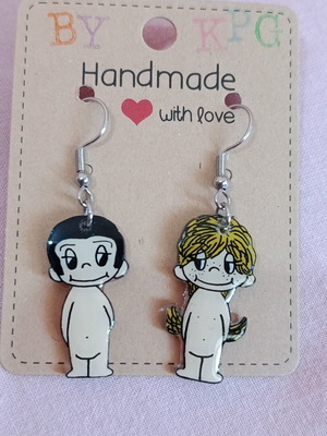 Love Is... handmade earrings, new