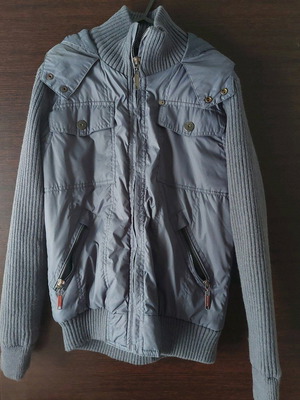 Blue jacket like new, size S