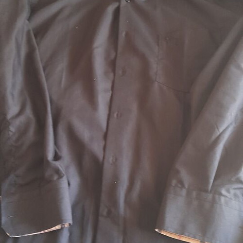 Abysse black dress shirt like new, size L
