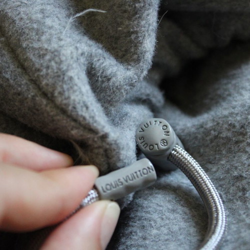 Louis Vuitton puffer jacket, size 46, grey