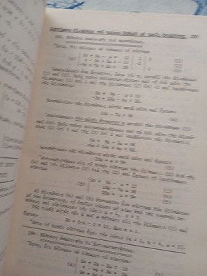 Mathematics Algebra Book for 3rd Grade Gymnasium by Petros G. Togkas like new