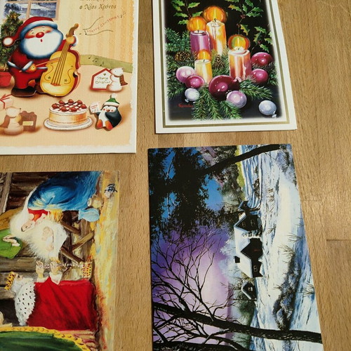 Christmas cards like new, pack