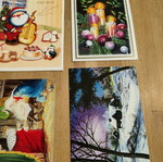 Christmas cards like new, pack
