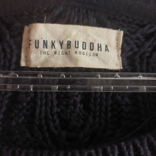 Funky Buddha navy pullover size S like new