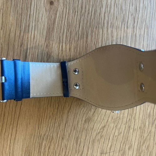 Ανδρικό ρολόι Season Time Power 48mm με μπλε δερμάτινο λουράκι καινούργιο