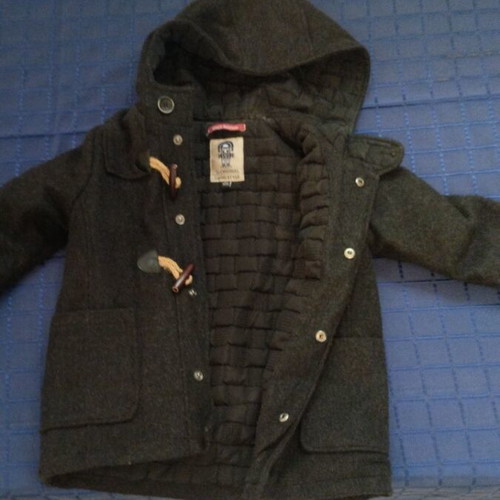 Gang children's Montgomery coat, black, size 98 cm