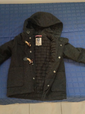 Gang children's Montgomery coat, black, size 98 cm