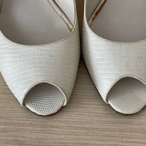 Takis Mallas No 40 leather heels like new