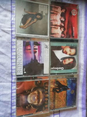 CD collection with Fish, Garbage, One, Lifehouse, MTV Club, Dannii Minogue