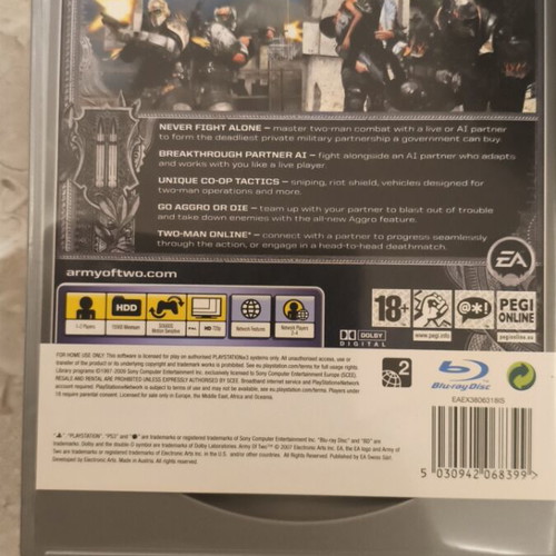 Army of Two PS3 game