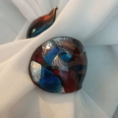 Murano ring like new, size 55-56