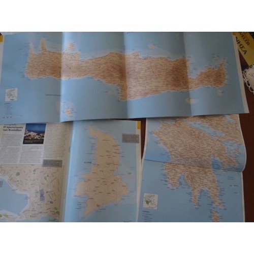 National Geographic Traveler 6 used geographic atlases Greece 2007-2008