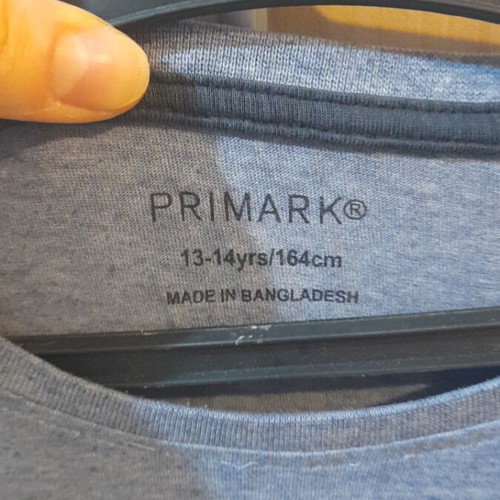 Long Sleeve Blouse used, size S, blue, Primark