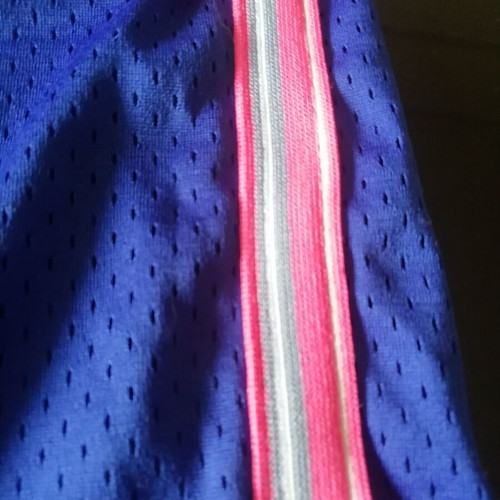 Crane running shorts size L like new, blue and pink