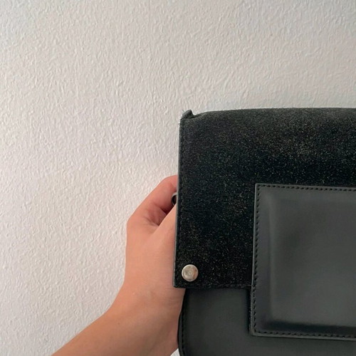 Boutique Black Shoulder Bag used, elegant and timeless