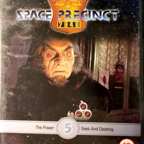 Space Precinct DVD used, 2 episodes sci-fi series without subtitles