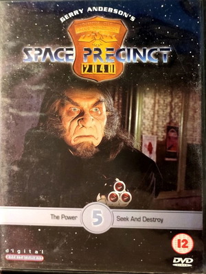 Space Precinct DVD used, 2 episodes sci-fi series without subtitles