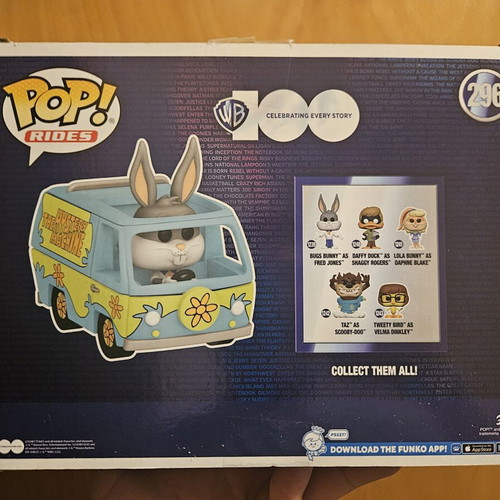 Mystery Machine #296 with Bugs Bunny Funko Rides like new