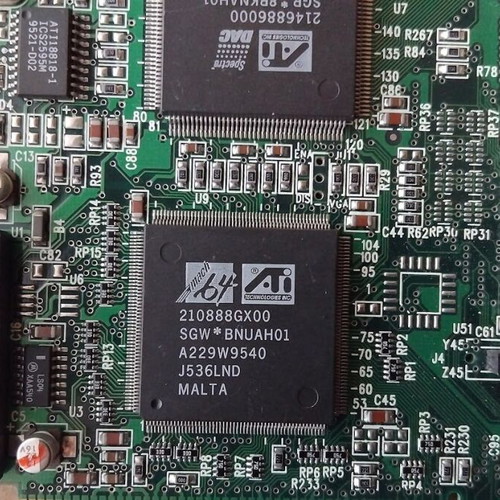 ATi MACH64 EXM255 2MB PCI video card like new