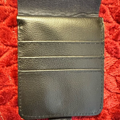 Men's wallet genuine leather black new