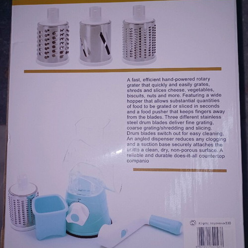 Tabletop drum grater new kitchen multi-cutter