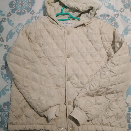 Quilted women's beige jacket L new
