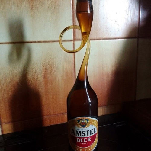 Amstel beer bottle filled collectible like new
