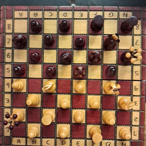 Wooden chess set