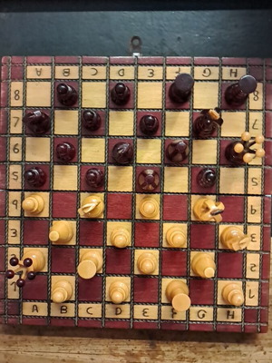Wooden chess set