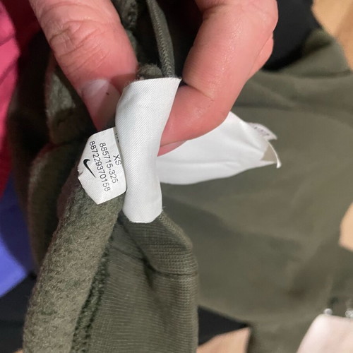 Nike Air half zip sweater like new, size XS, green