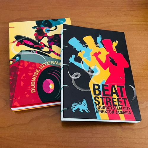 M Thompson Freestylee Art Notebooks set of 2, handmade, A5 15x21 cm