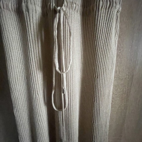 Massimo Dutti ribbed maxi dress size small like new beige