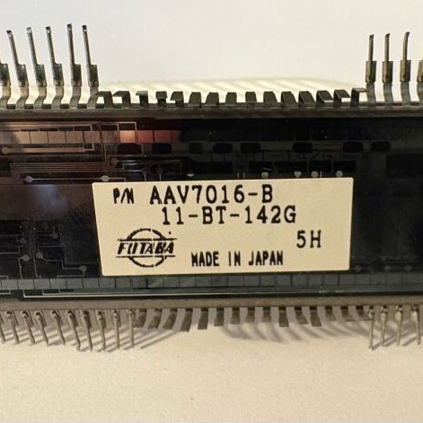 Vintage Futaba VFD Display like new, Hi-Fi tuner, retro collectible