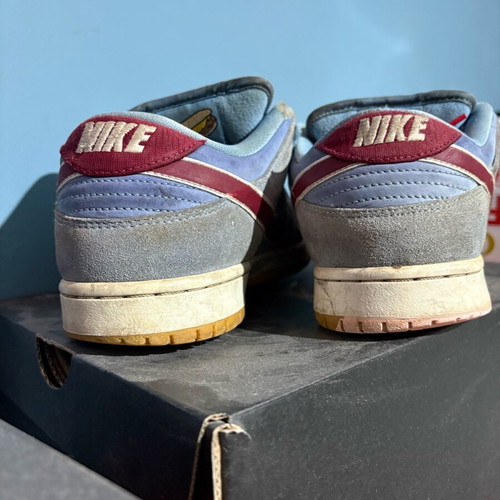 Nike Dunk SB Low used, size 42, blue and red