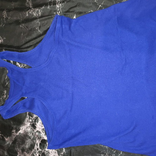 Sleeveless shirt used, dark blue, size L