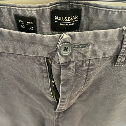 Pull&Bear gray blue chino men's pants like new