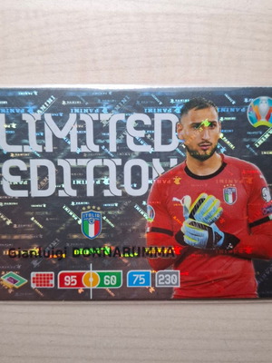 Gianluigi Donnarumma Panini UEFA EURO 2020 Limited Edition card like new