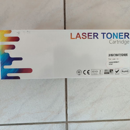 Laser toner cartridge compatible with Lexmark MS MX 417 517 617 new