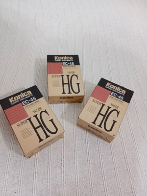 Κασέτες κάμερας Konica καινούργιες, πακέτο 3