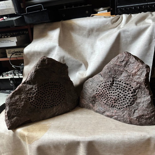 Rock garden speakers new, outdoor waterproof floor-standing pair