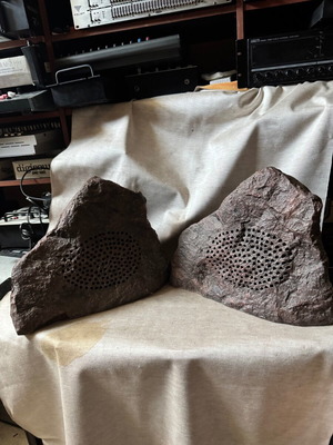 Rock garden speakers new, outdoor waterproof floor-standing pair