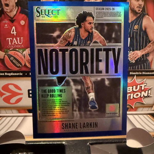 Notoriety Shane Larkin card like new 02/49