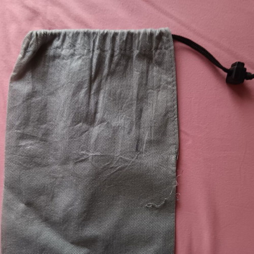 Set of 2 sword sheaths used, fabric and synthetic material