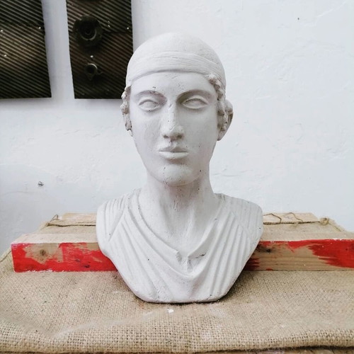 Hiniochos handmade plaster bust