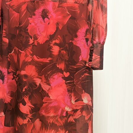 Red Floral Formal Dress New Size Medium