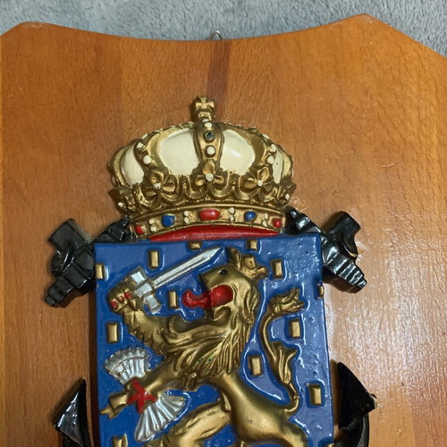 Royal Netherlands Navy commemorative plaque used