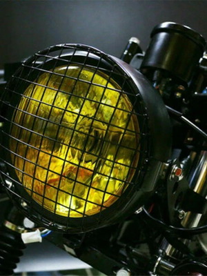 Retro 6.5 Inch Motorcycle Headlight Grill Cover